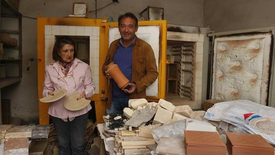 Carlos Ruiz de Luna, en el taller de calle Bodegueros en 2013.