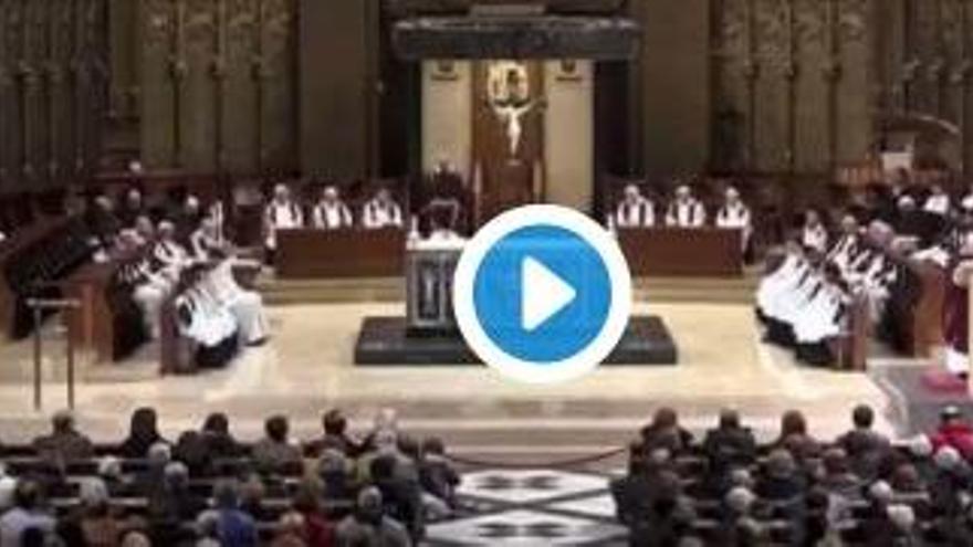 VÍDEO | Crítica al govern espanyol a la missa de Montserrat