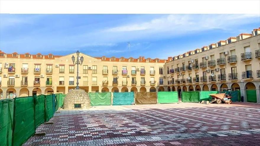 Comienzan los trabajos que harán impermeable la plaza de Salamanca