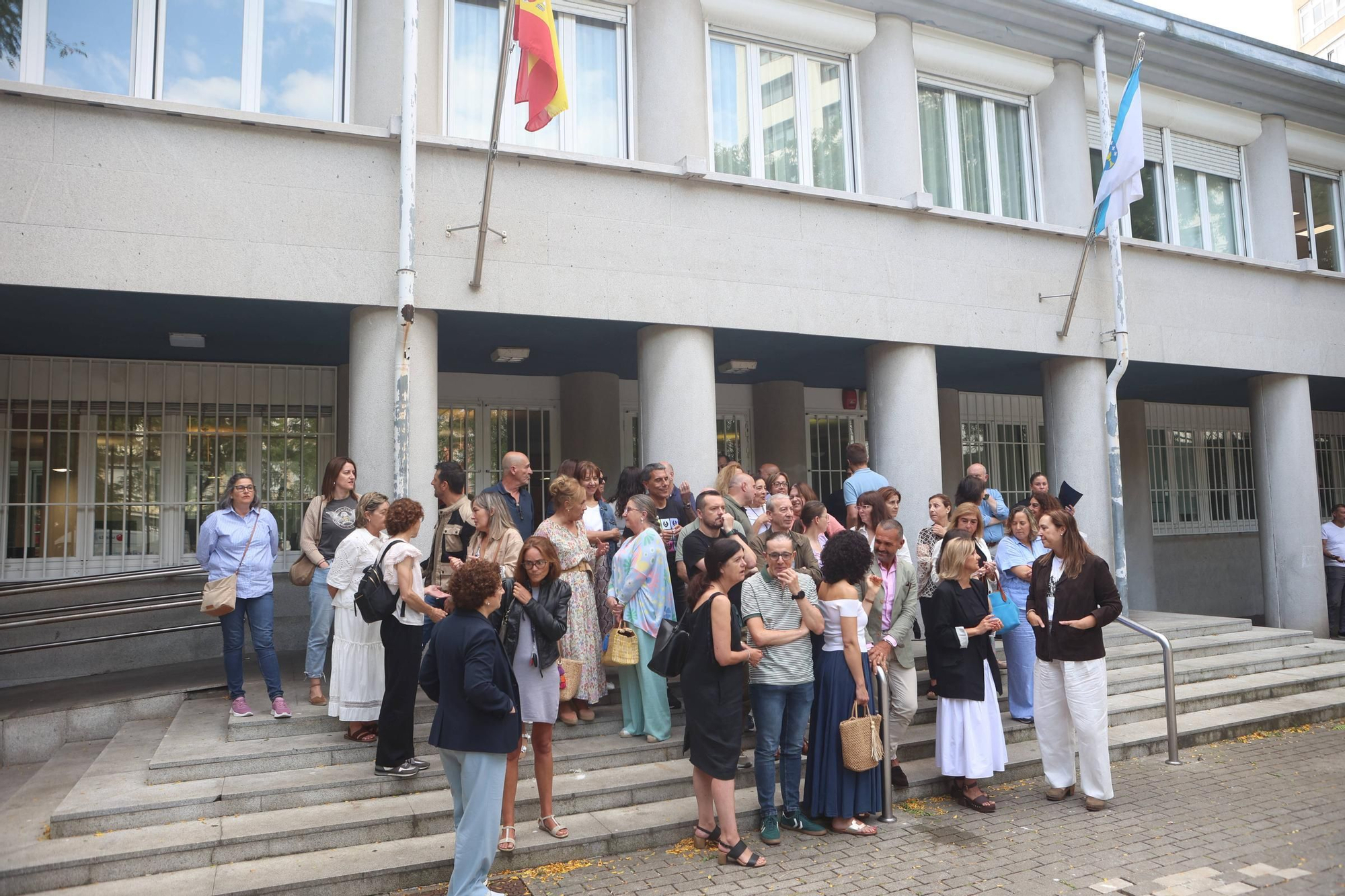 Concentración de jueces y jueces en A Coruña