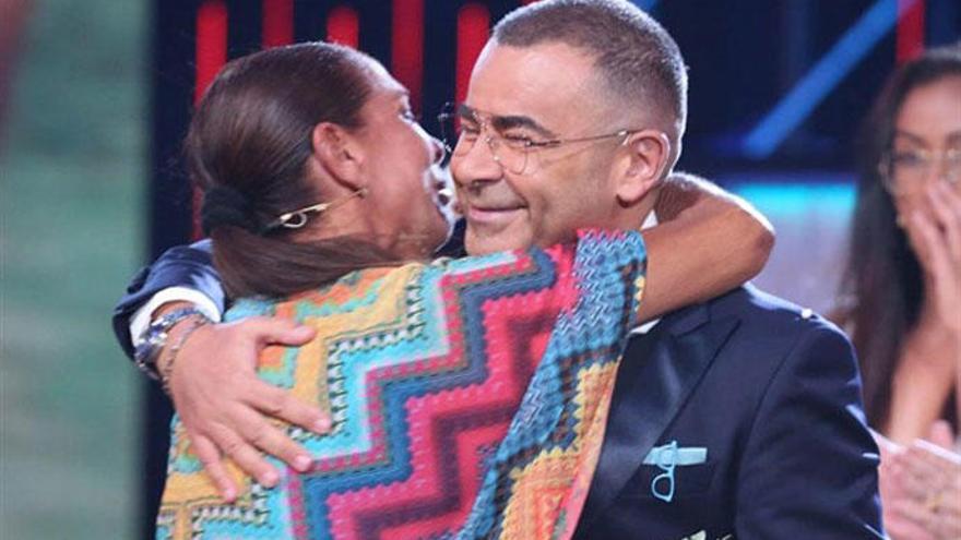 Isabel Pantoja y Jorge Javier se reencuentran en el plató