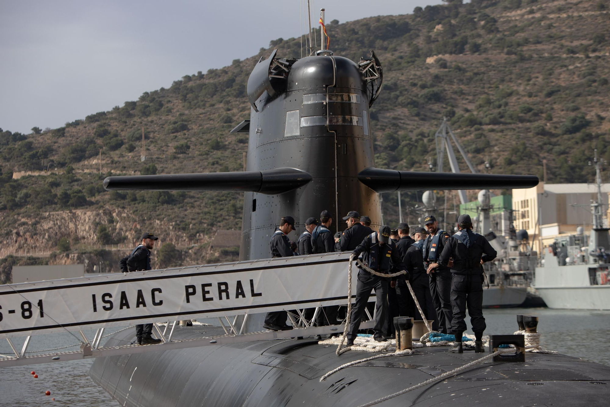 Así ha sido la visita del Rey Felipe VI en Cartagena para conocer el sumbarino S-81