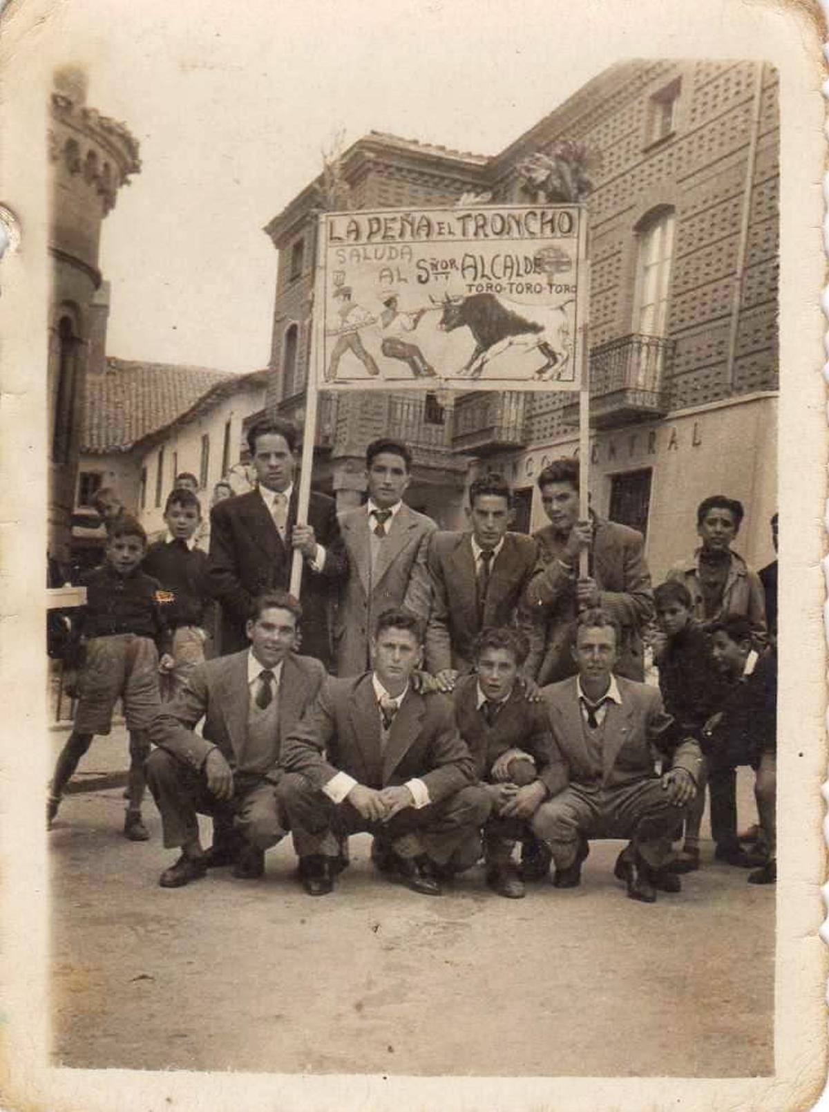 Imagen de los años 50, en el día de La Veguilla.