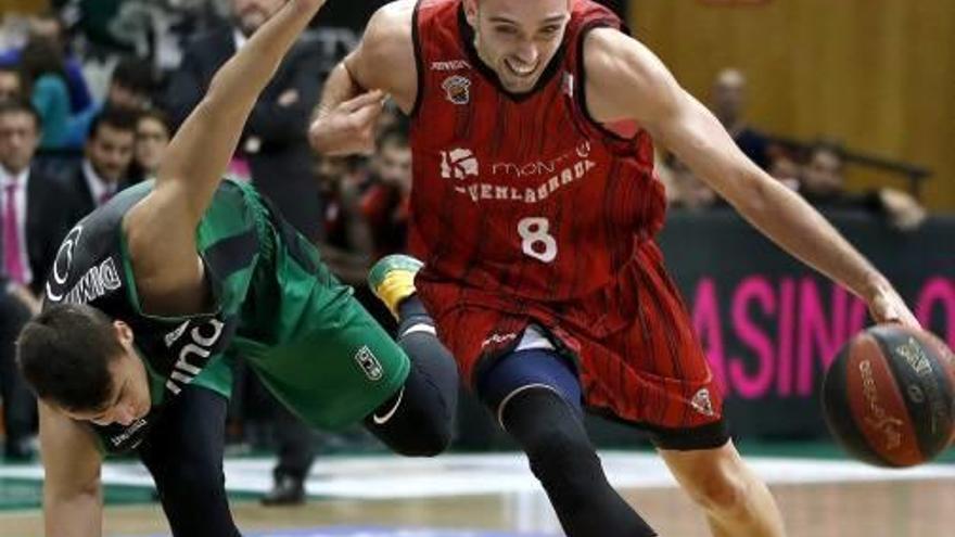 Marc Garcia en un partit de lliga del Fuenlabrada contra la Penya