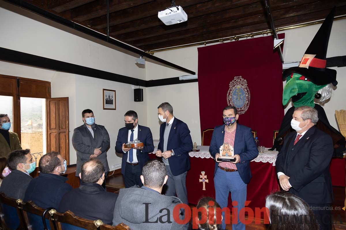 La Federación de peñas de Alcantarilla visita Caravaca de la Cruz