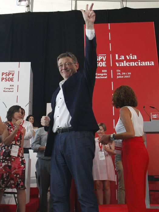 Puig, en la clausura del congreso del PSPV