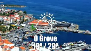 El tiempo en O Grove: previsión meteorológica para hoy, lunes 17 de agosto