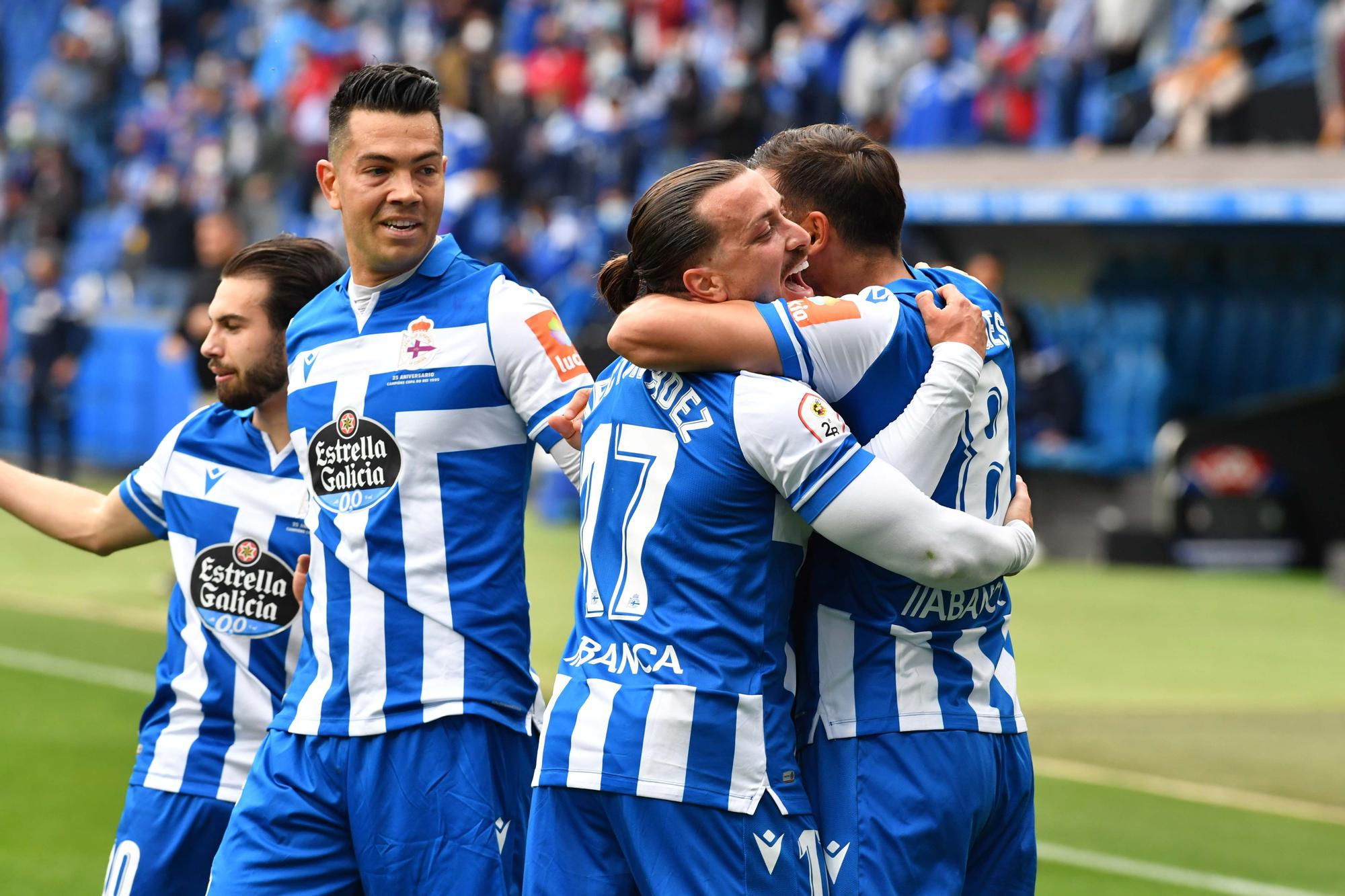 El Deportivo le gana 2-1 al Numancia