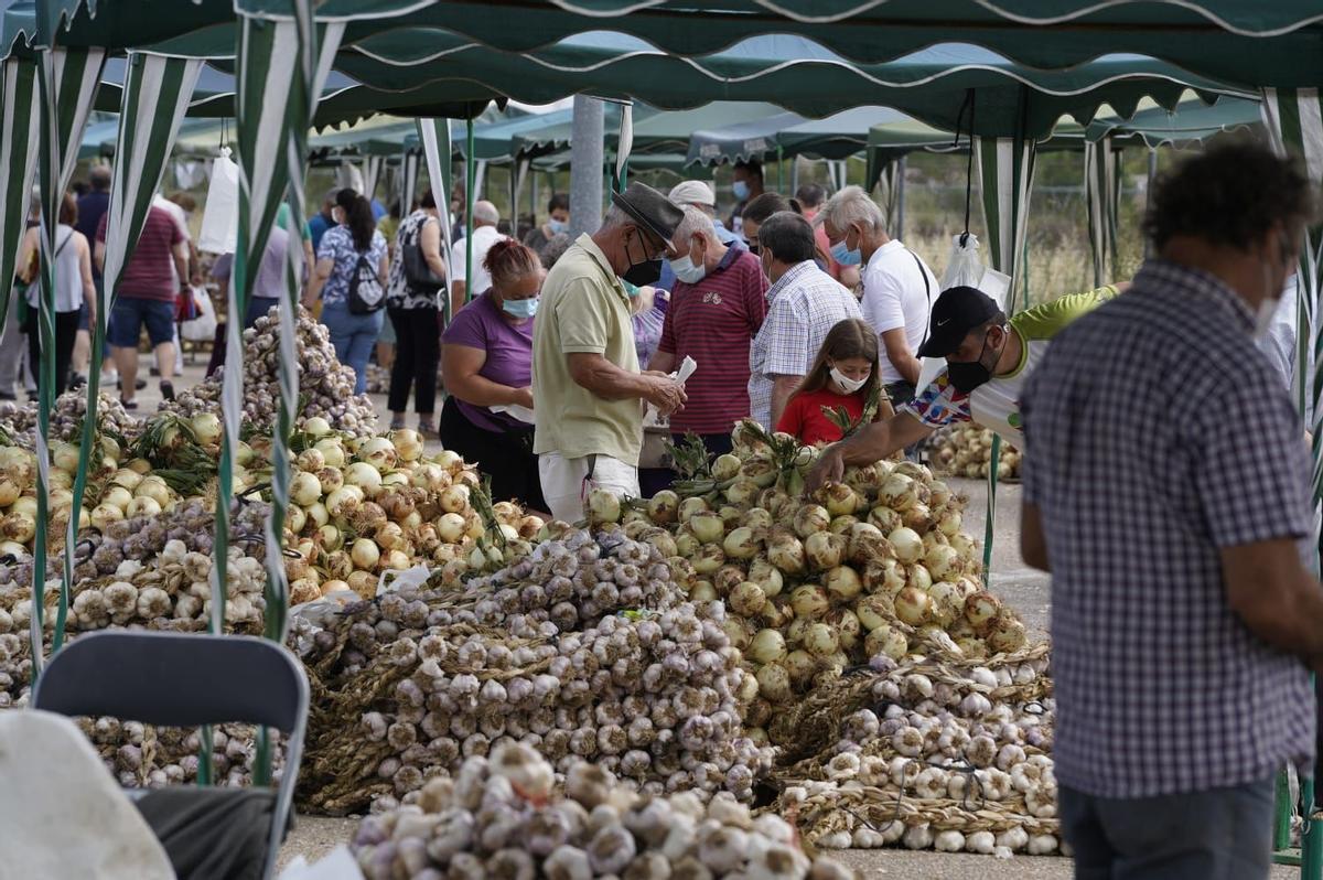 Feria del ajo en Zamora.