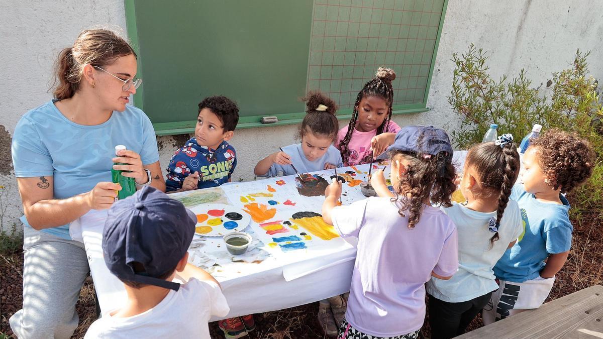 Campamento de verano en el CEIP La Verdellada, La Laguna