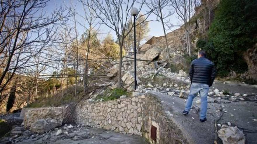 Daños provocados por el temporal que tuvo lugar entre los meses de noviembre y diciembre.