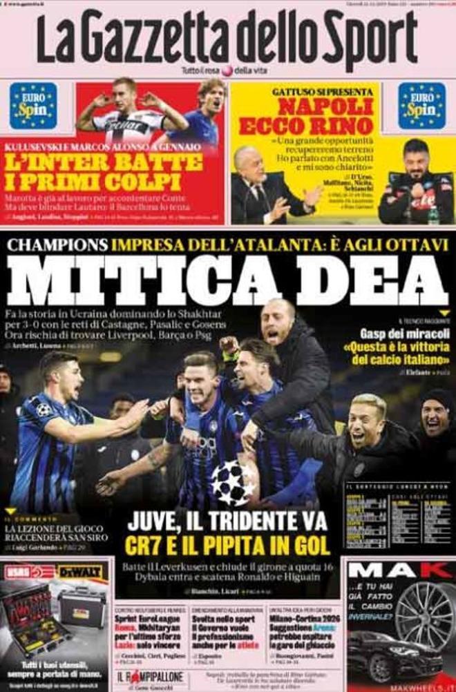 Las portadas del día en la prensa deportiva