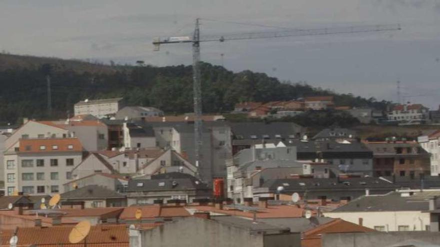 Vista del centro urbano de Arteixo.