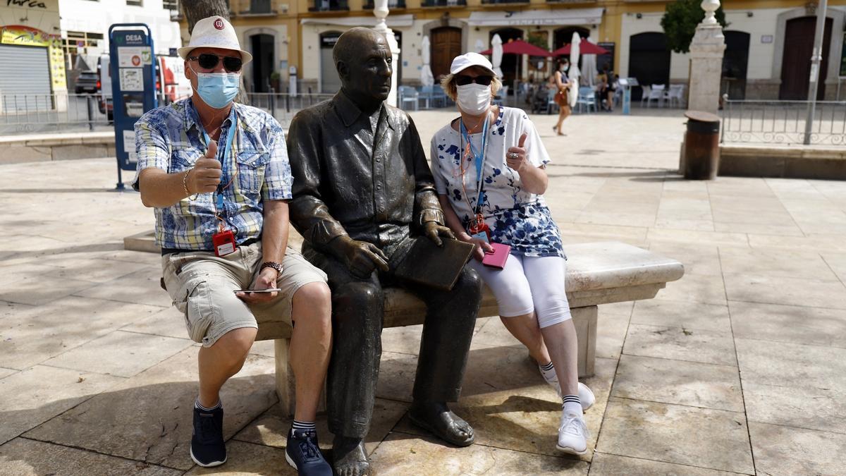 Llegada del primer crucero a Málaga tras el inicio de la pandemia