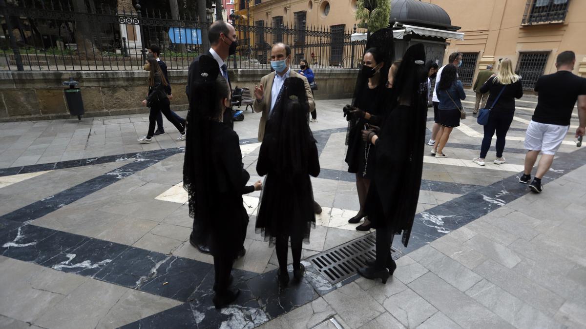 Exposición de los titulares del Sepulcro en la iglesia del Cister