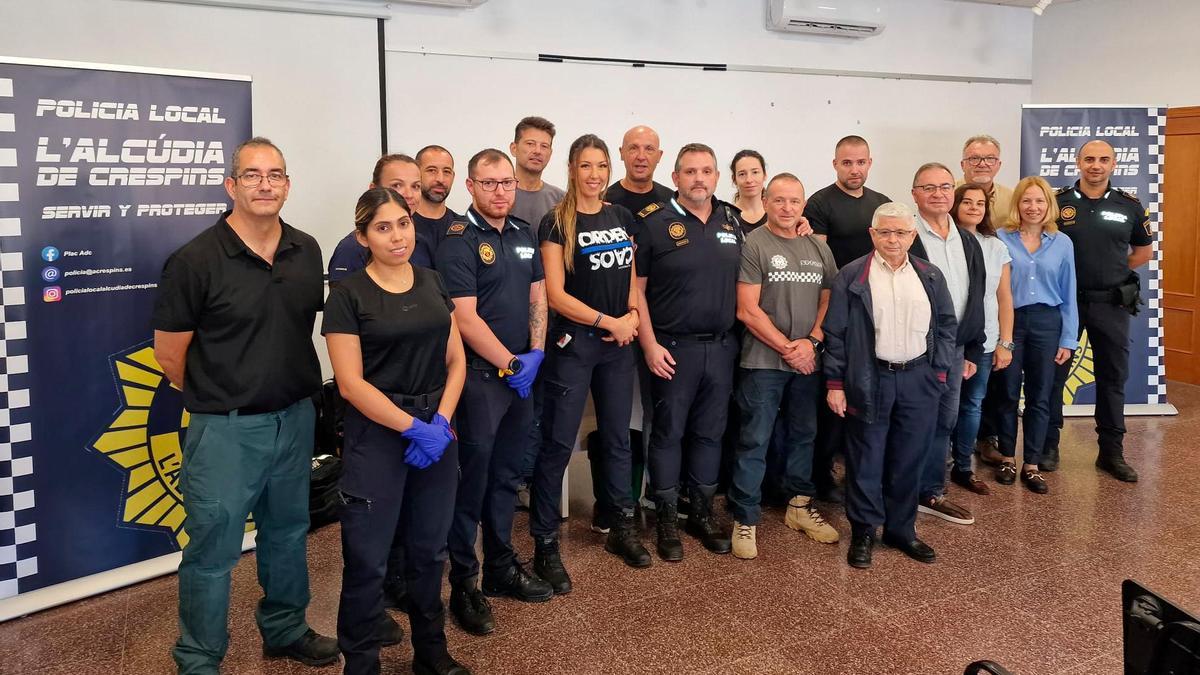 L'Alcúdia de Crespins forma a la Policía Local en apoyo vital táctico y control de hemorragias