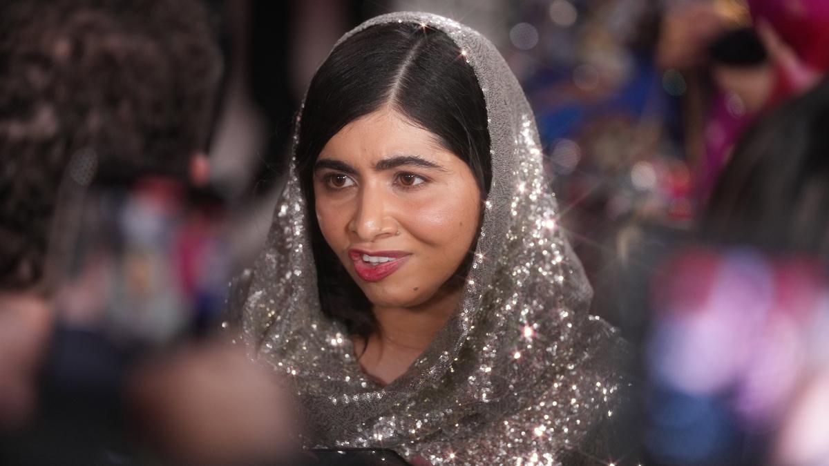 Malala, a su paso por la alfombra roja