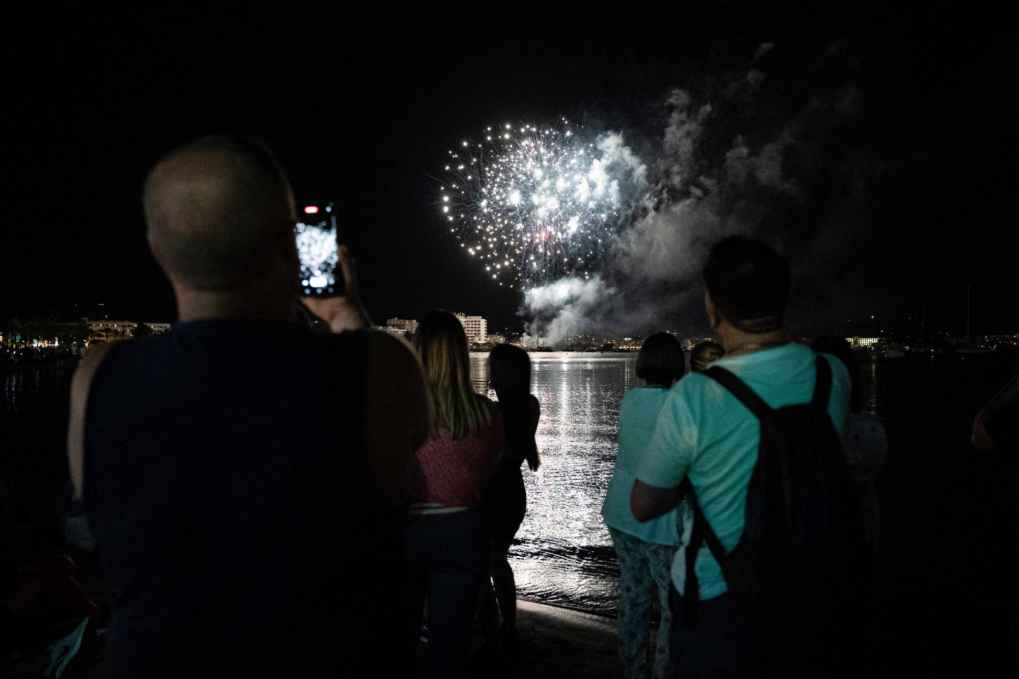 Fuegos artificiales en Sant Antoni (2022)