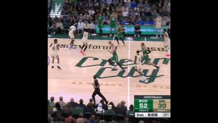 Hugo González hace historia con los Celtics con un partidazo ¡estratósferico!