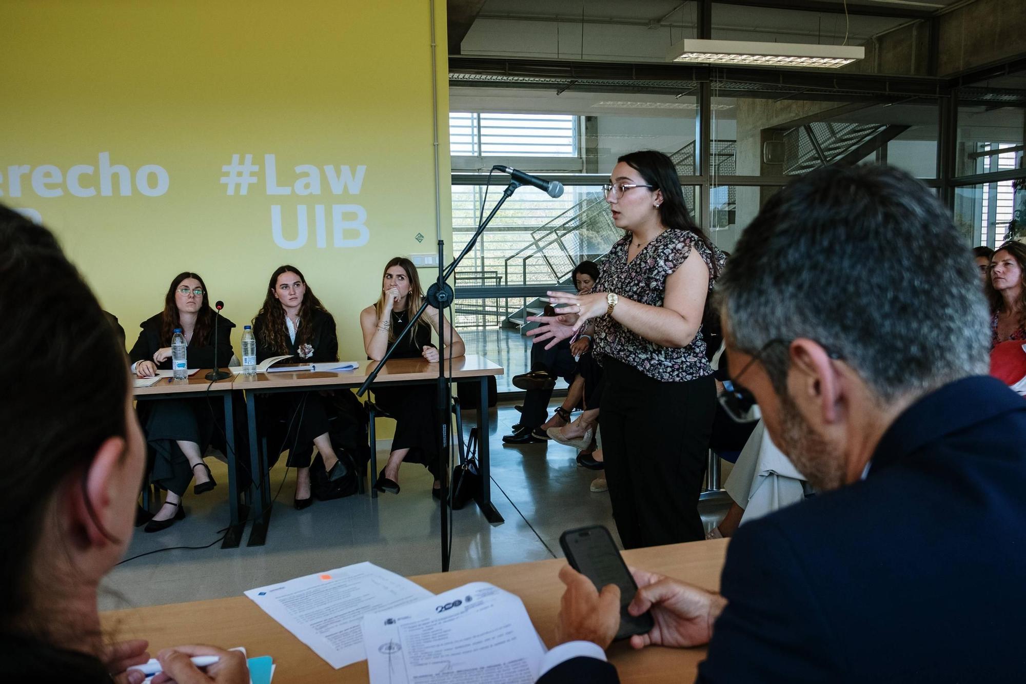 Así ha sido el primer juicio simulado de la UIB