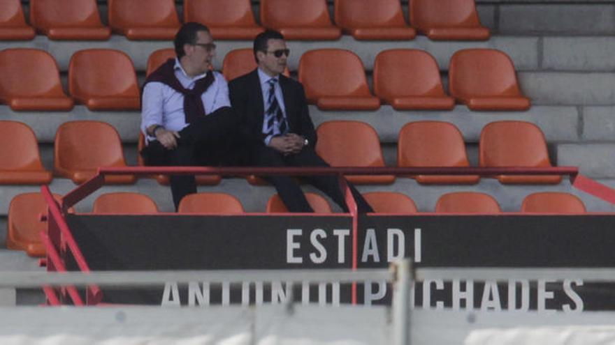 Amadeo Salvo, en el palco del Antonio Puchades