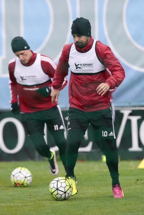 Berizzo mantiene la concentración de los jugadores celestes para poder derrotar al Málaga en el último partido de la temporada en Balaídos