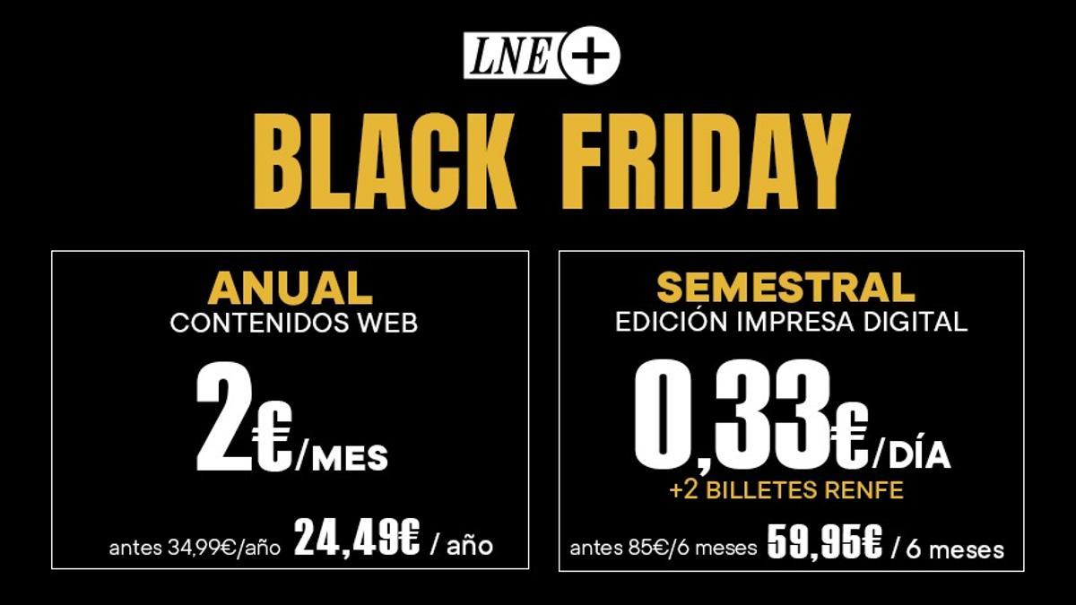 LA NUEVA ESPAÑA también celebra Black Friday: disfruta de suculentos descuentos en sus suscripciones por tiempo limitado