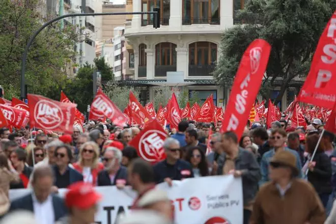Manifestación del 1 de mayo en València