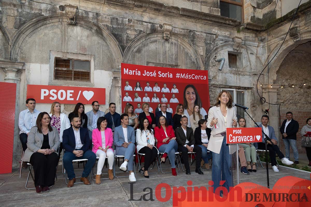 Descubre la lista del PSOE a la alcaldía de Caravaca