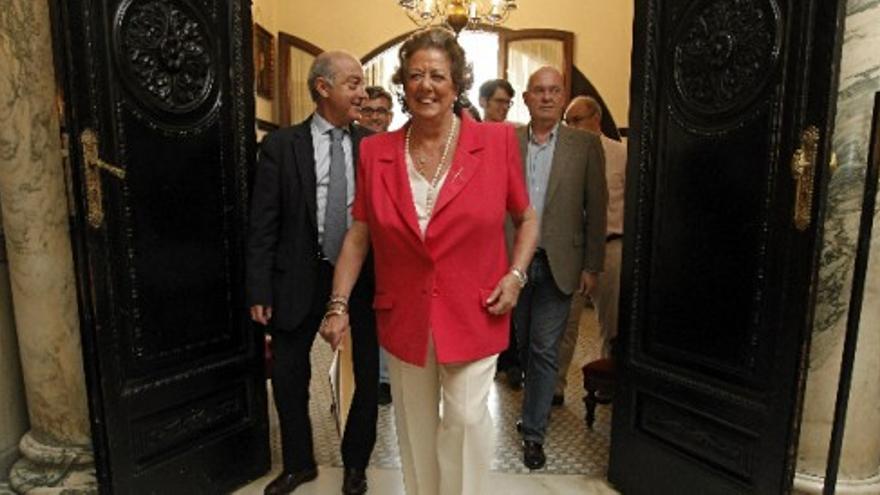 Rita Barberá abandona el Ayuntamiento de Valencia