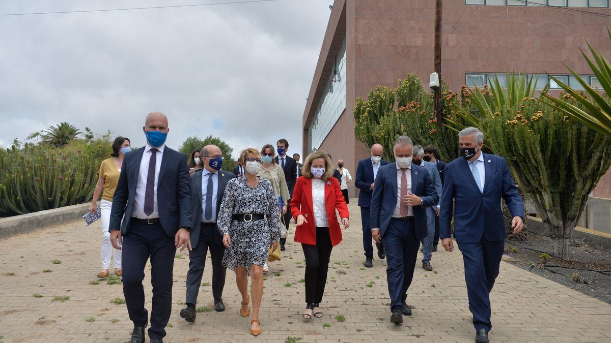 La ministra Calviño visita el Parque Científico de la ULPGC