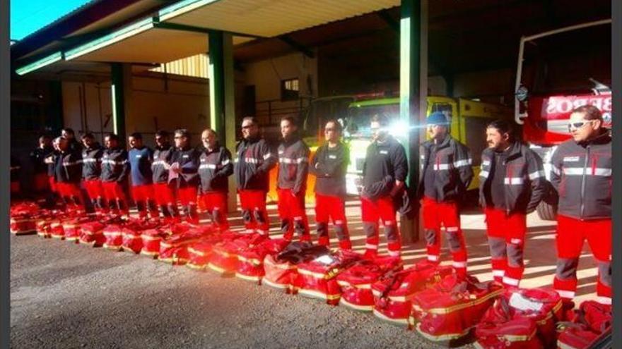 La comarca se queda sin bomberos al carecer de efectivos profesionales