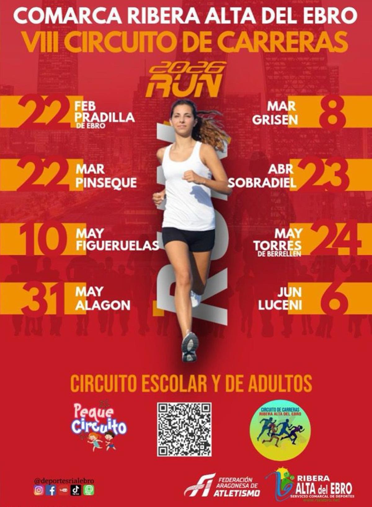 Ocho localidades acogerán el circuito comarcal.