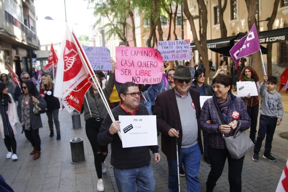 Manifestación en Murcia por el día contra la violencia de género