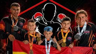 Dos ors i cinc plates per a Alzira en el campionat d'Espanya de 'kick-boxing'