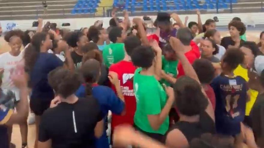 Vídeo de final d'entrenament a Cap Verd
