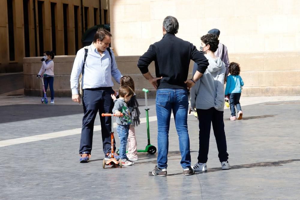 Coronavirus en Murcia: Así ha sido el primer día de desconfinamiento para los niños