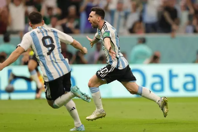 Mundial de Qatar | Argentina-México, en imágenes