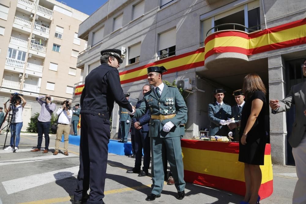 Misa y acto castrense en el cuertel de la Compañía de la Guardia Civil de Torrevieja y la Vega Baja el día de la Virgen del Pilar