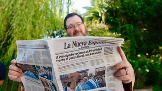 Brandon Sanderson, ante la fiesta montada en el Celsius de Avilés: "Sólo puedo decir: 'Guau'"