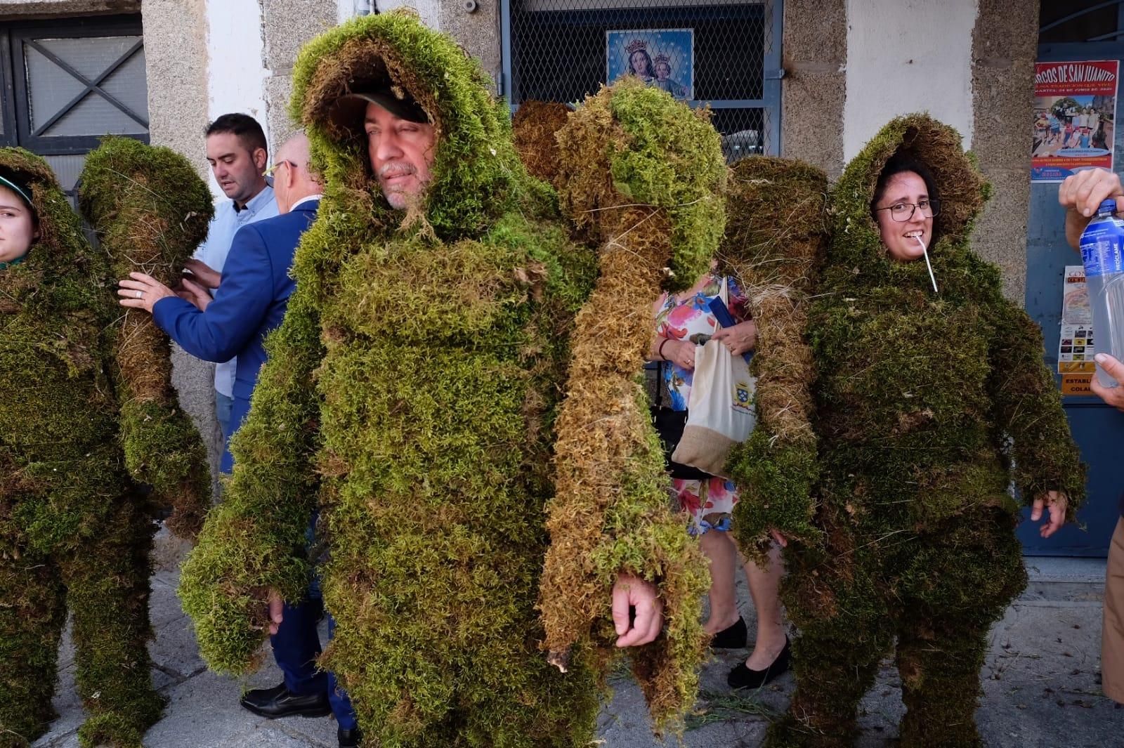 Béjar (Salamanca) celebra la festividad del Corpus Christi con sus Hombres de Musgo