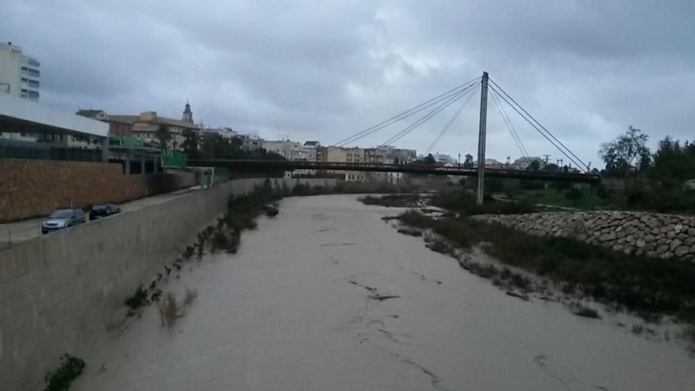 El temporal de lluvia, a su paso por la Safor.