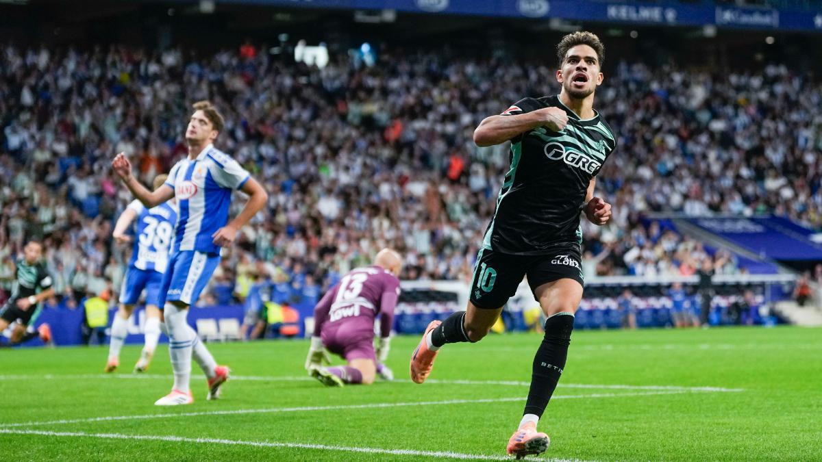 Abde dio la victoria el Betis frente al Espanyol