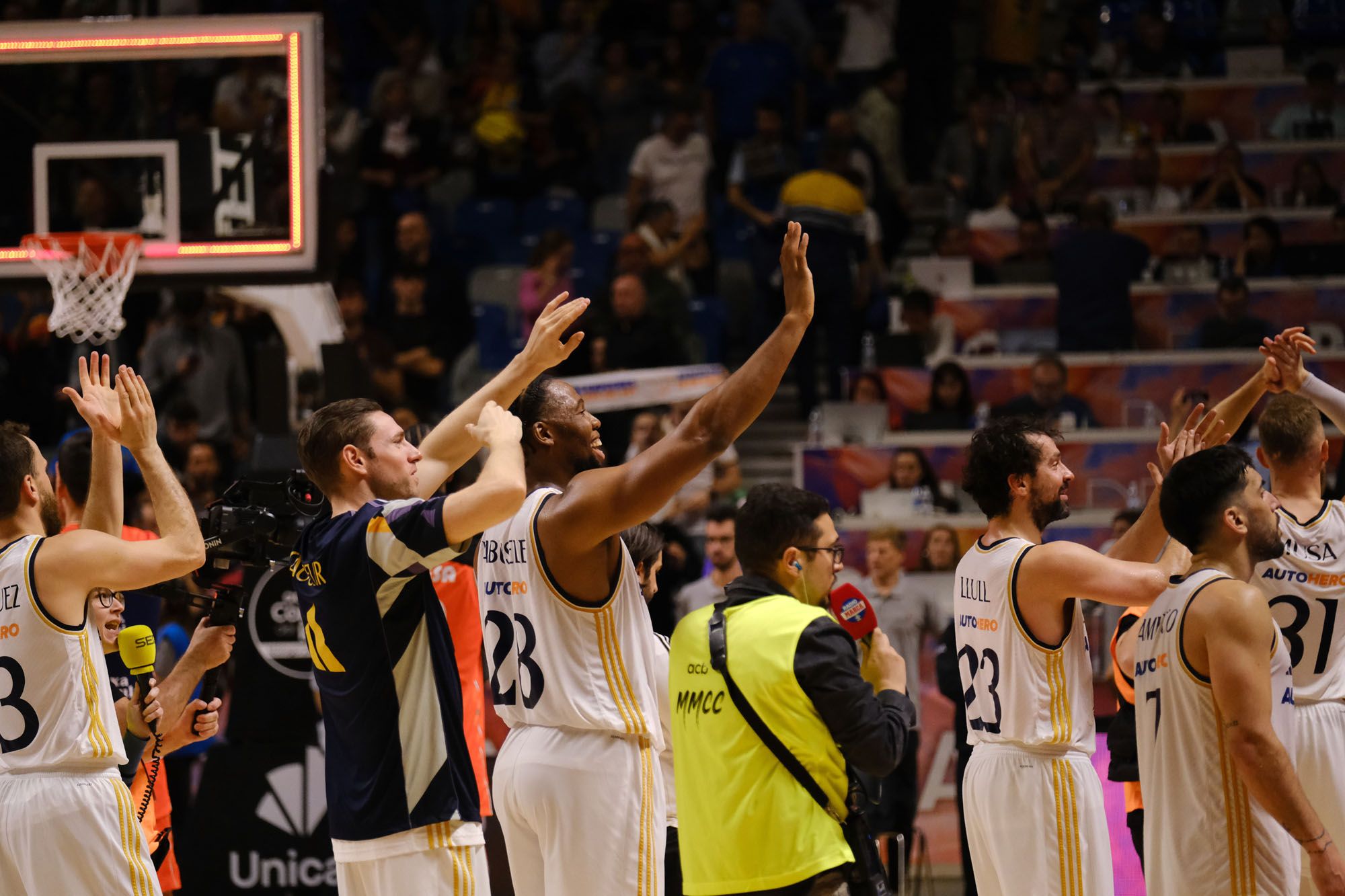 El Real Madrid - Valencia Basket de la Copa 2024. Gregorio Marrero