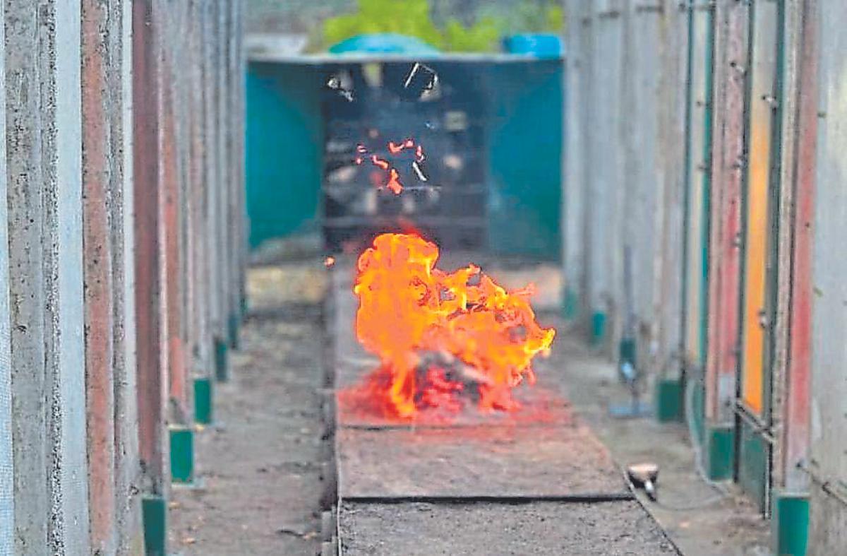 Pruebas reales en el túnel de viento.