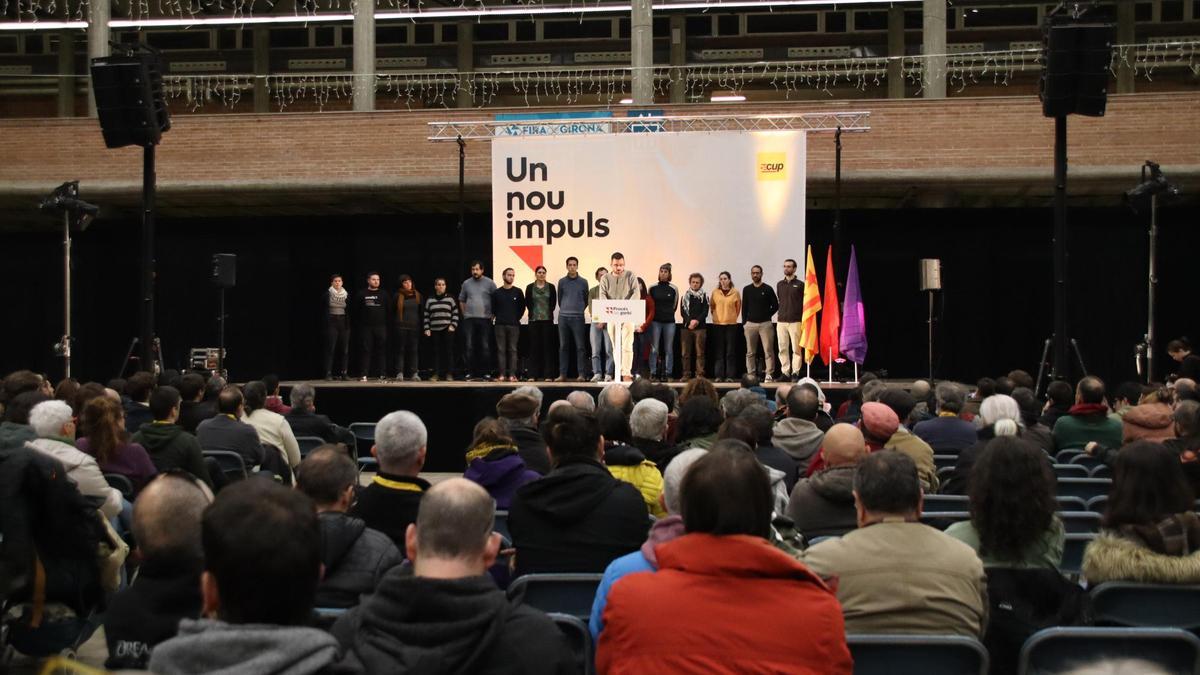 L'alcalde de Girona, Lluc Salellas, al Congrés Nacional Obert de la CUP