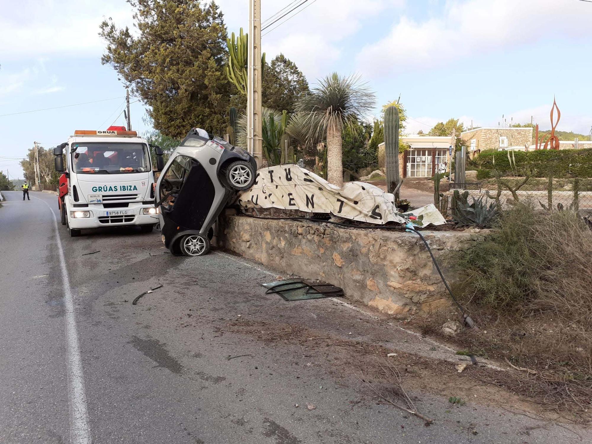 Accidente de tráfico carretera Porroig