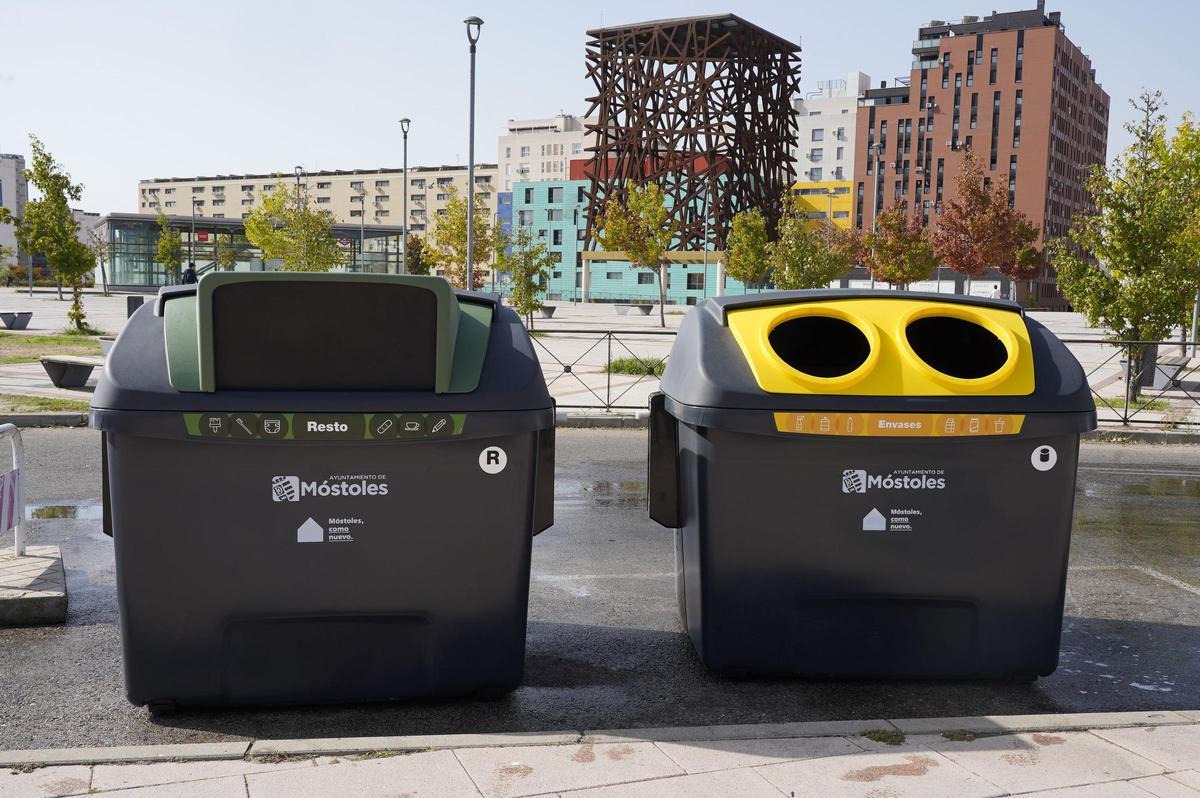 Contenedores en Móstoles