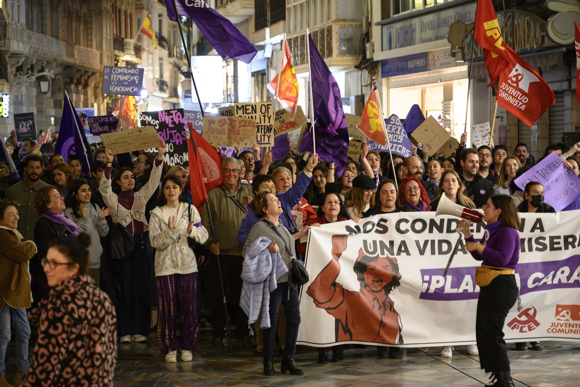 Manifestación del 8M en Cartagena