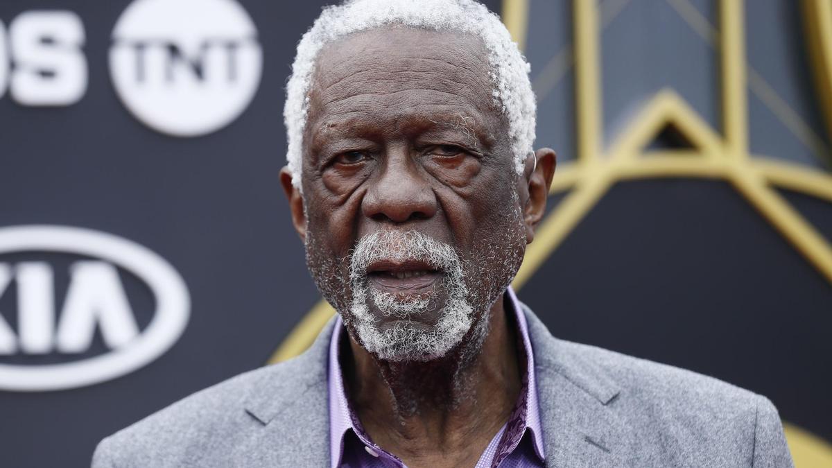 El legendario jugador de la NBA Bill Russell.